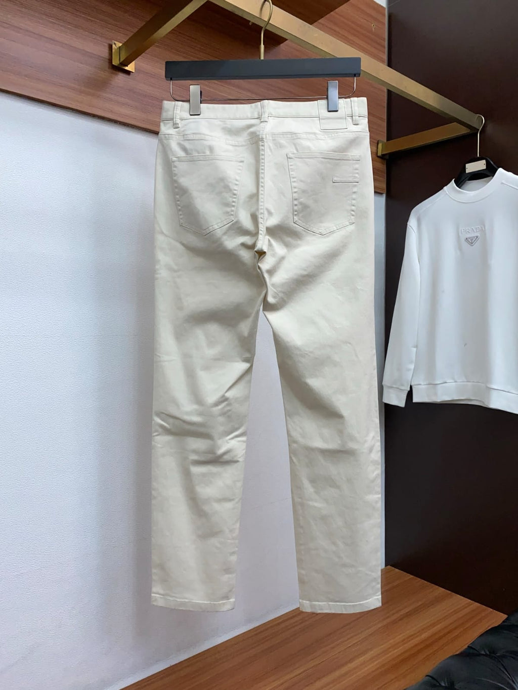 Zegna - Five-Pocket Cotton Twill Trousers - Off-White