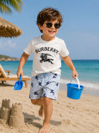 T.shirt BURBERRY white& short Burberry full cover