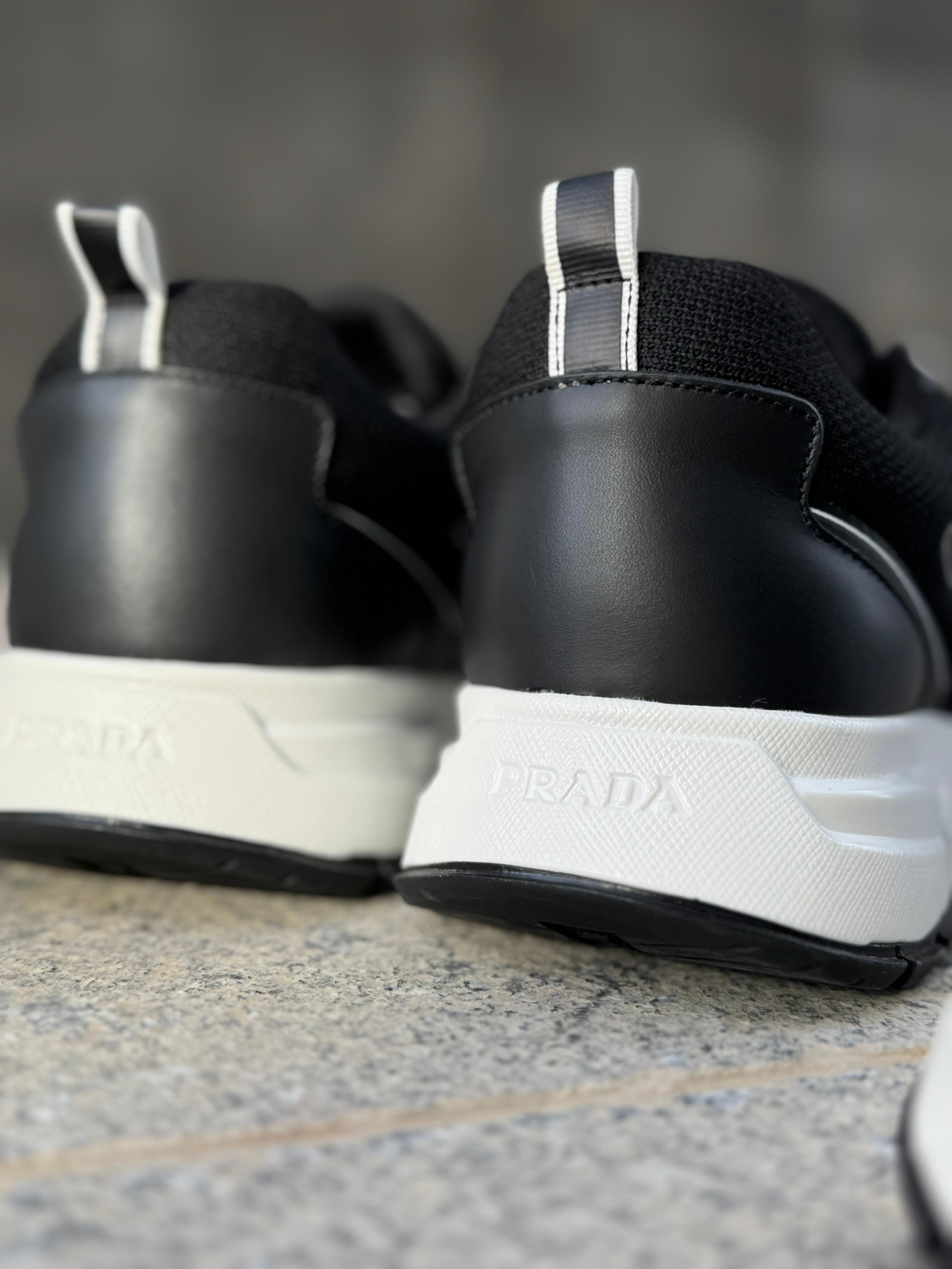 Prada - Black Mesh Sneakers