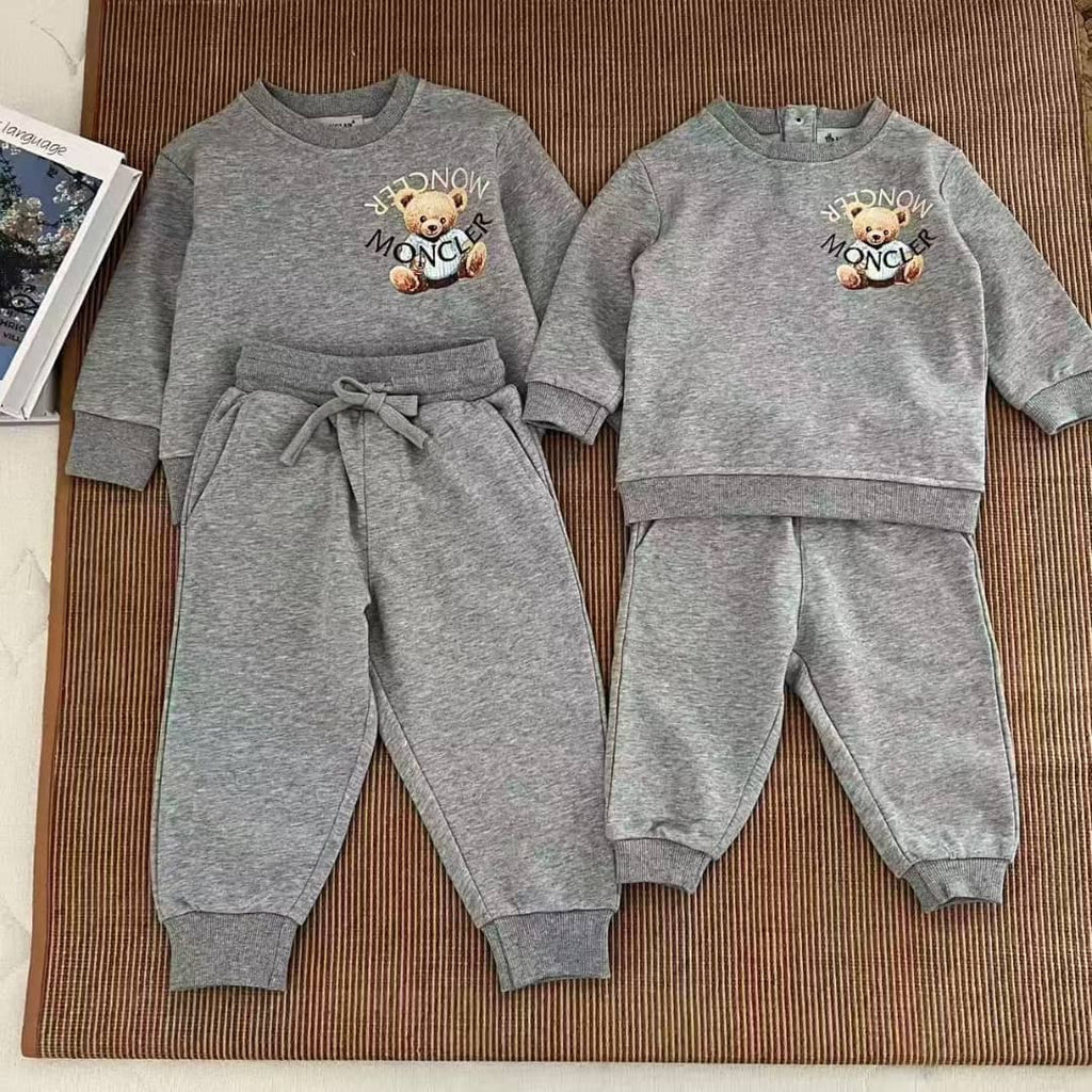 Sweet shirt polo Grey& sweetbant polo Grey