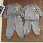 Sweet shirt polo Grey& sweetbant polo Grey