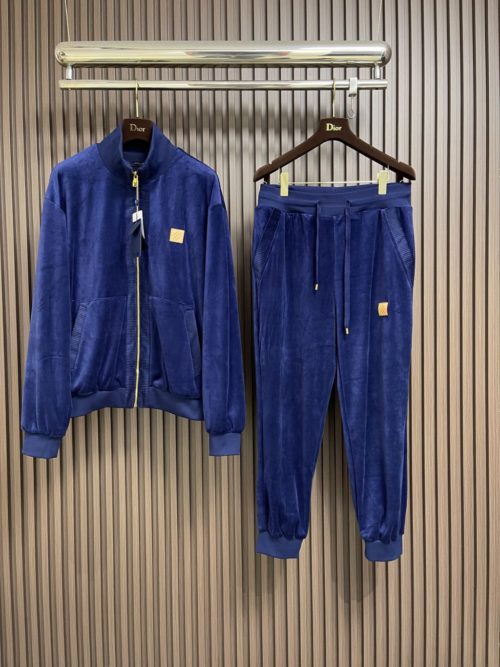 Louis Vuitton - Chic Velvet Tracksuit