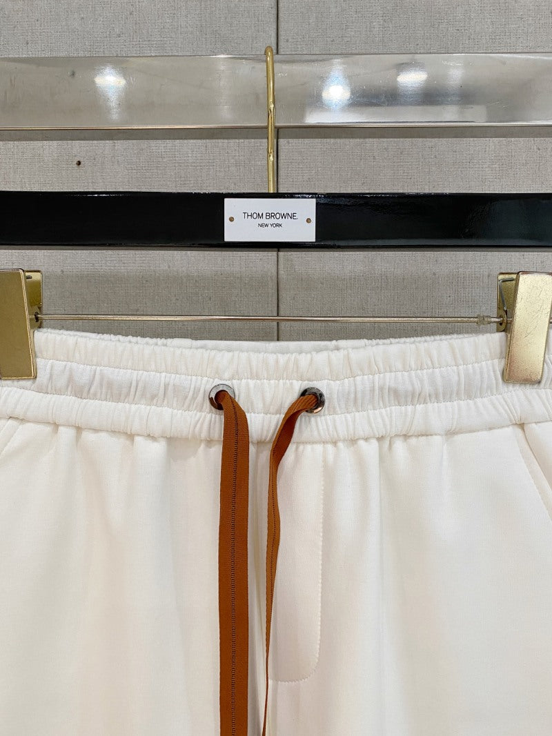 Zegna Luxury Cotton Cream T-Shirt & Shorts Matching