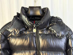 Moncler Men's Black Maya Hooded Short Down Jacket