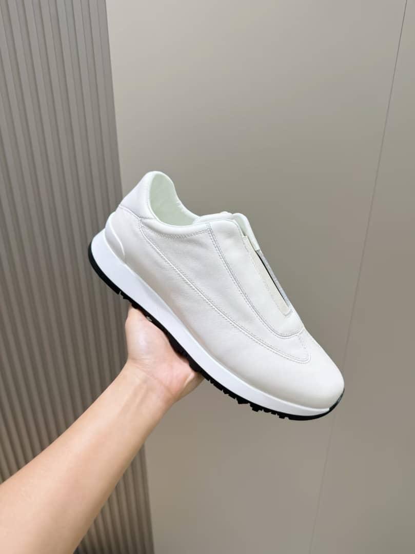 John Lobb - Men's Lift Leather Slip-On Sneakers