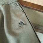 Loro Piana - Sage Green Contrast-Pipe Half-Zip Tracksuit Set