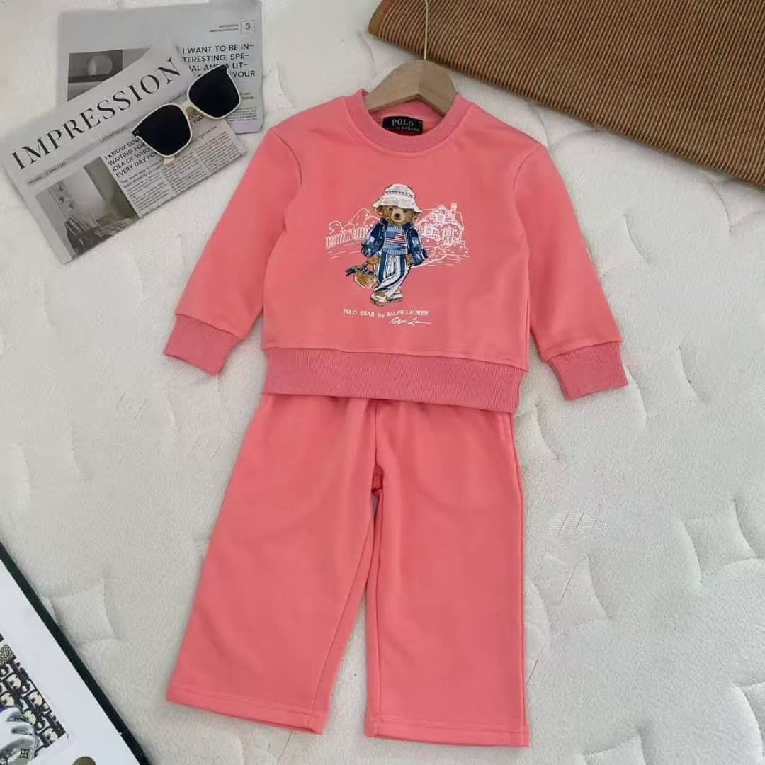 Sweet shirt polo pink& sweetbant polo pink
