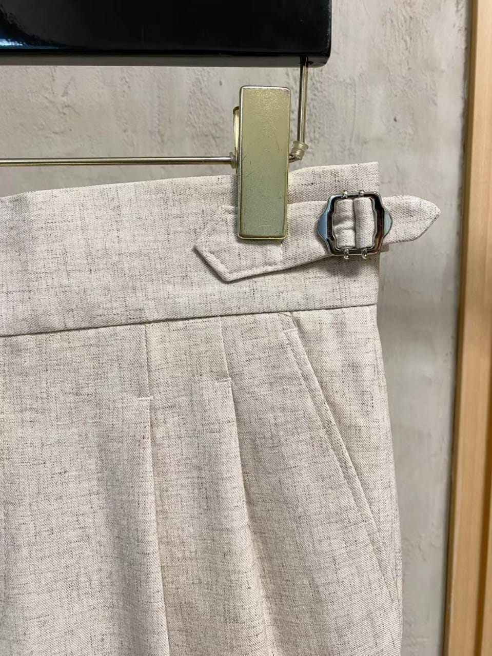 Louis Vuitton -  Pleated Trousers with Extended Waist Tab