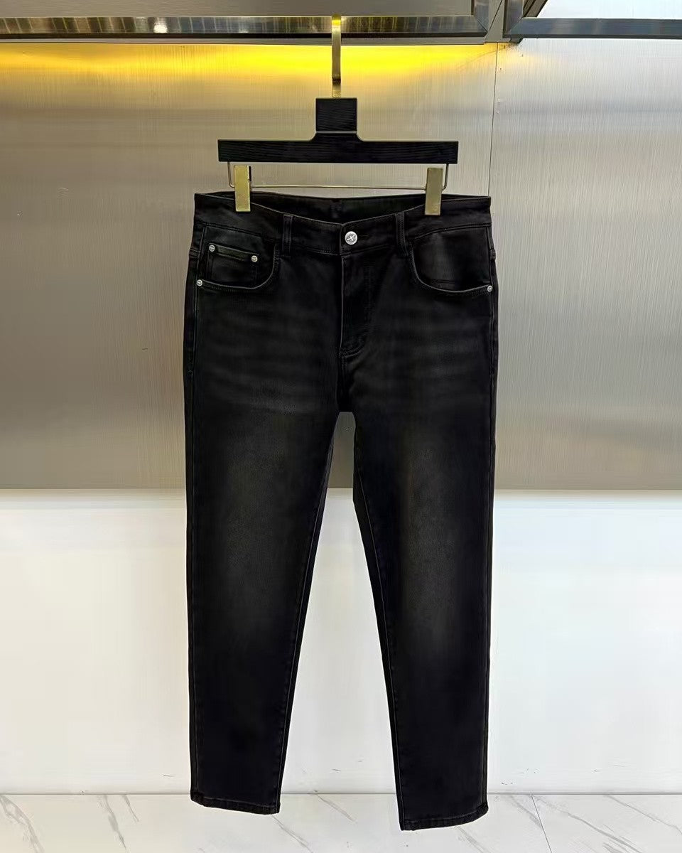 Dior - Slim-Fit Washed Black Denim Jeans