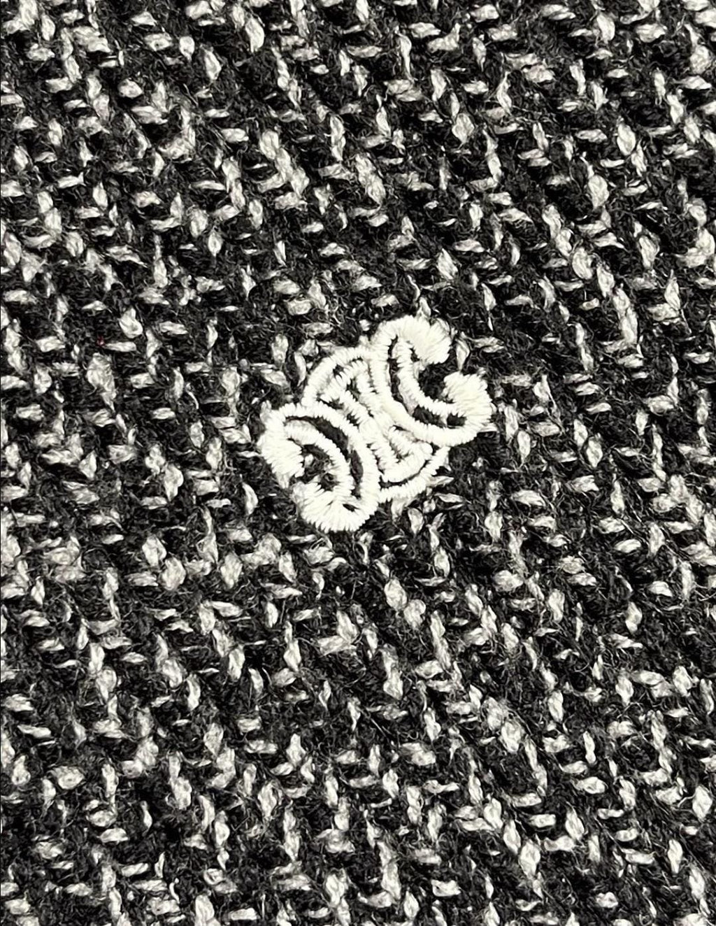 Celine - Grey Half-Zip Knit Sweater