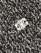 Celine - Grey Half-Zip Knit Sweater