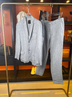 Men's Summer Linen Suit – Tailored Blazer and Pants Two-Piece Set