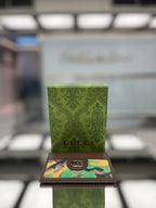 Gucci - GG Camouflage and Brown Leather Card Holder