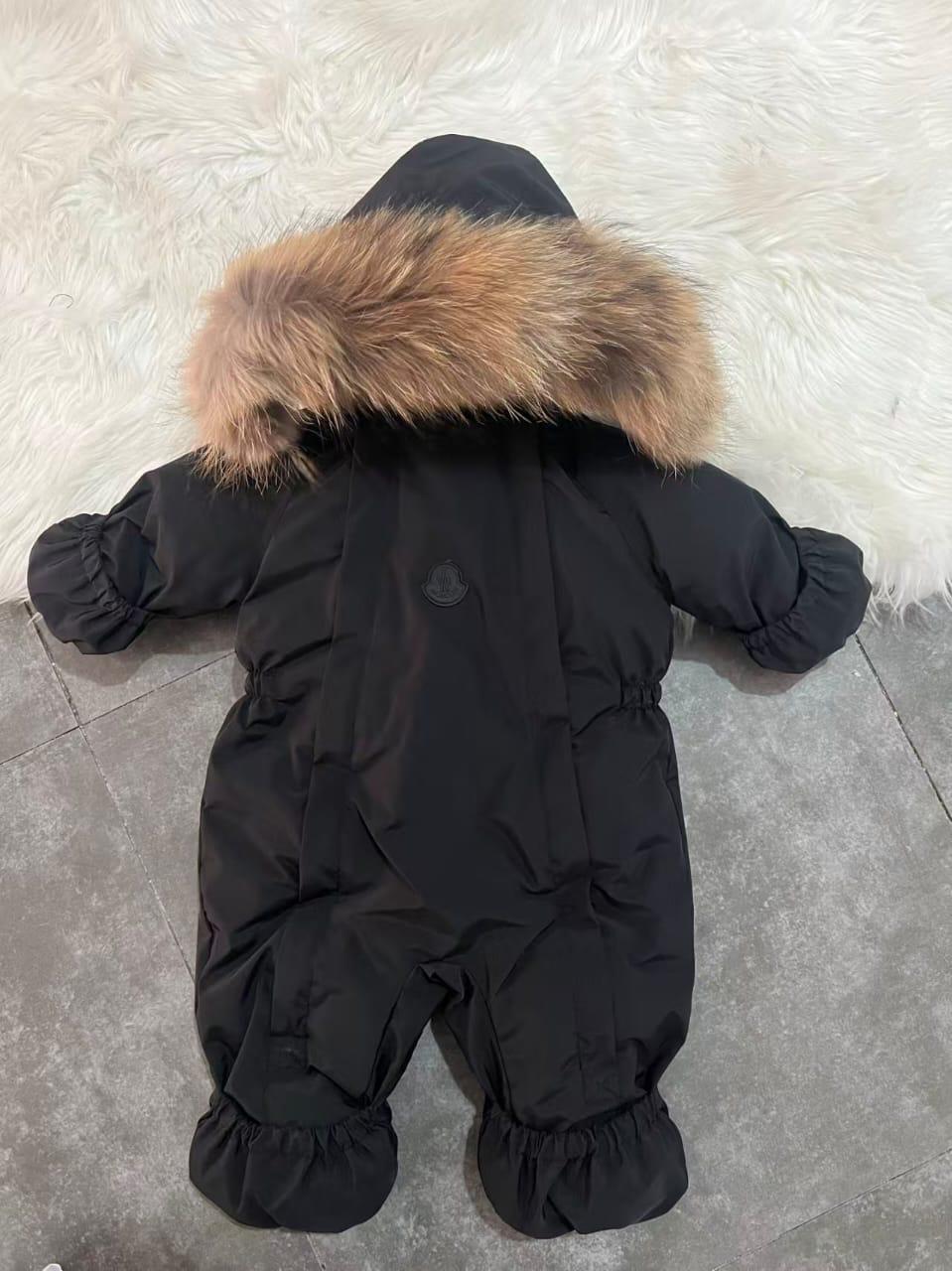 New born Moncler Black
