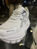 Moncler - White Chunky Sneakers with Graphic Details