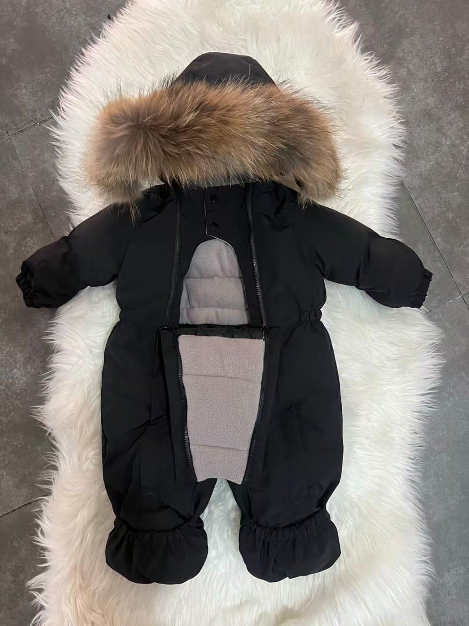 New born Moncler Black