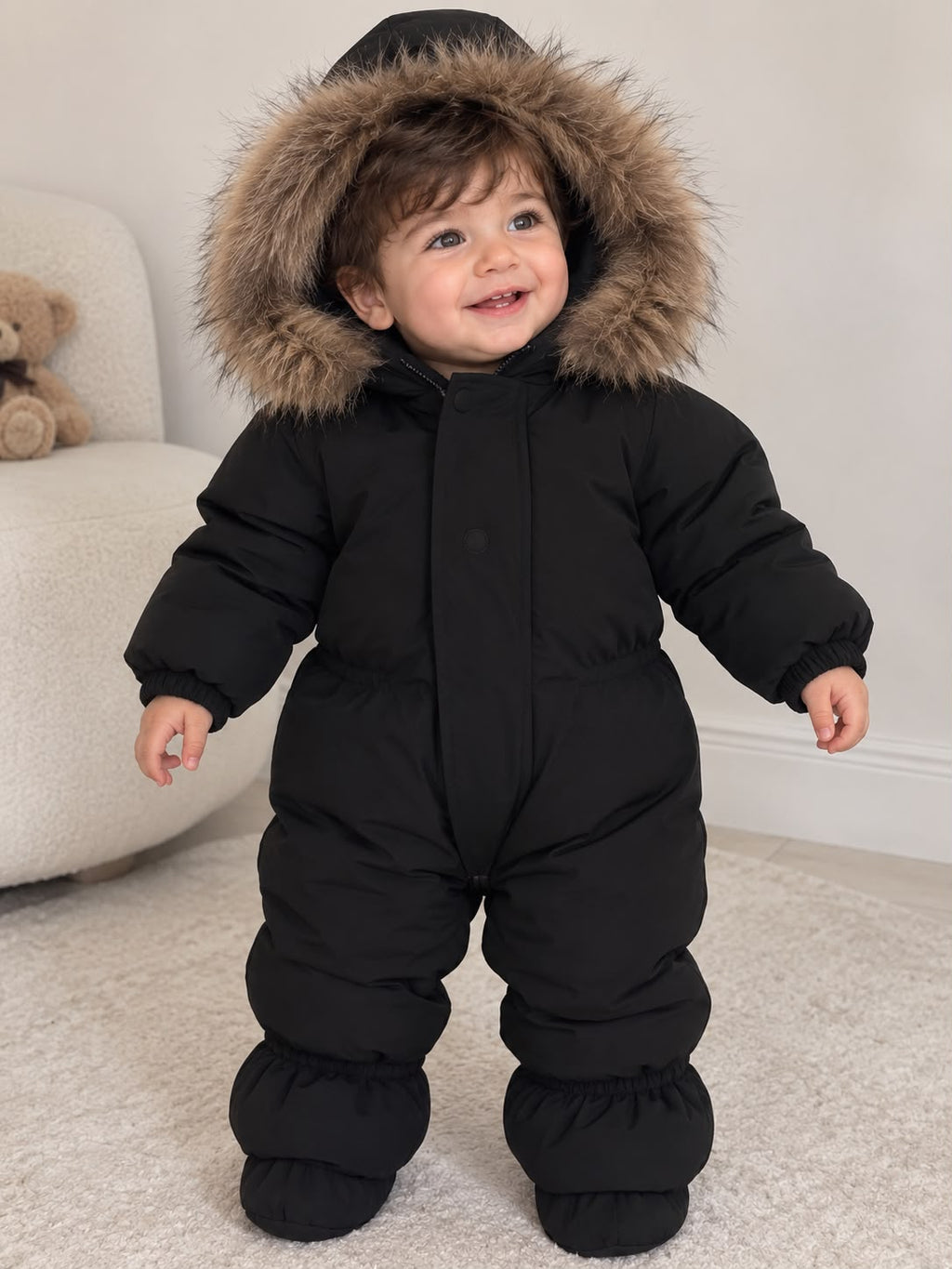 New born Moncler Black