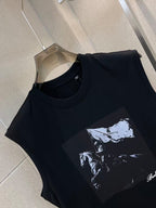 Burberry Equestrian Knight Graphic Sleeveless Top