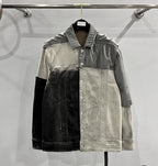 Rick Owens - Tonal Contrast Panel Jacket