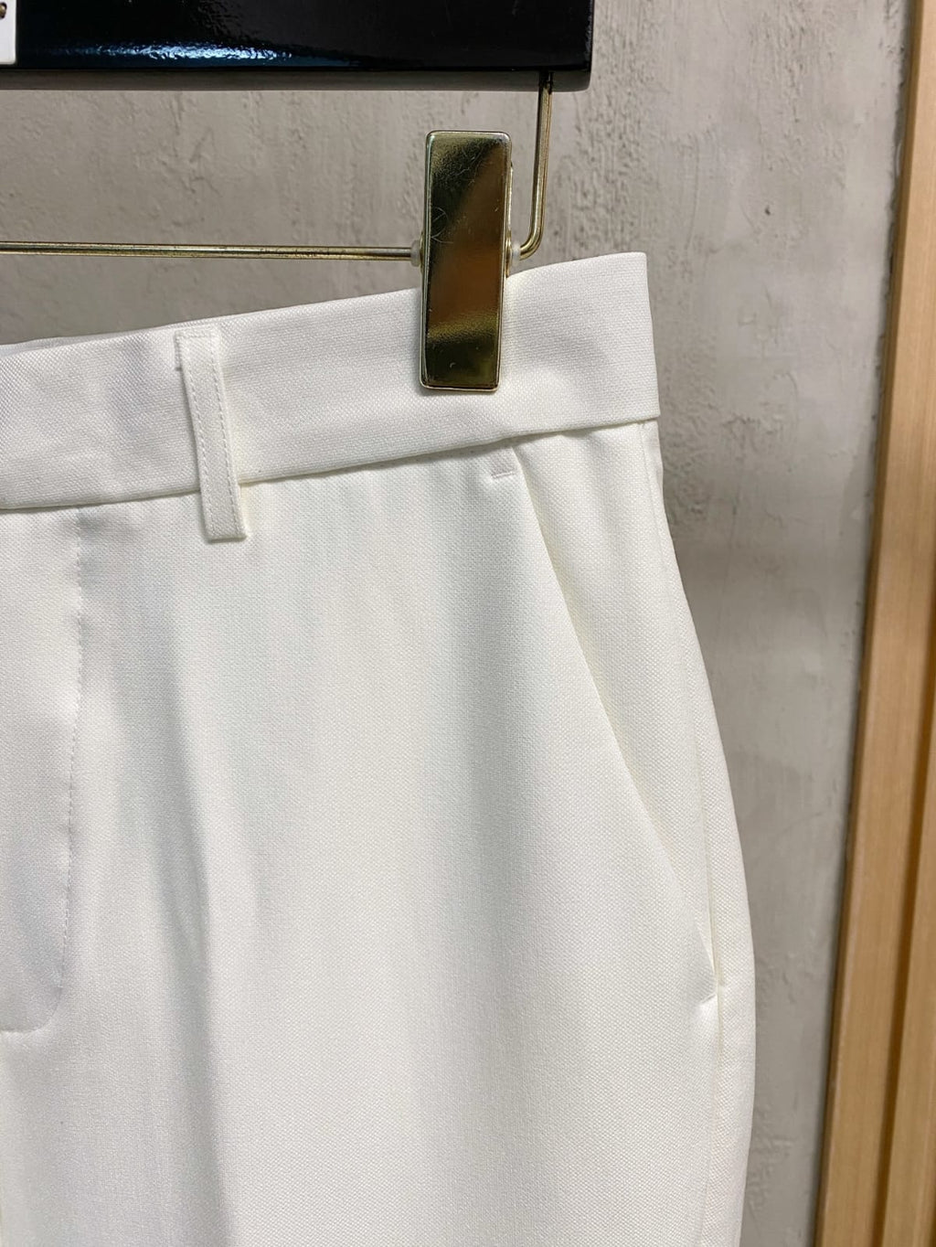 Dior Men's Elegant Regular-Fit White Trousers