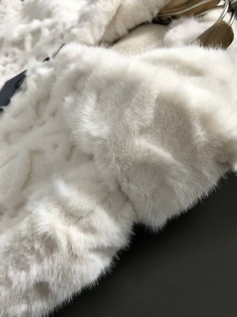 Louis Vuitton - The Cozy Chic White Faux-Fur Jacket