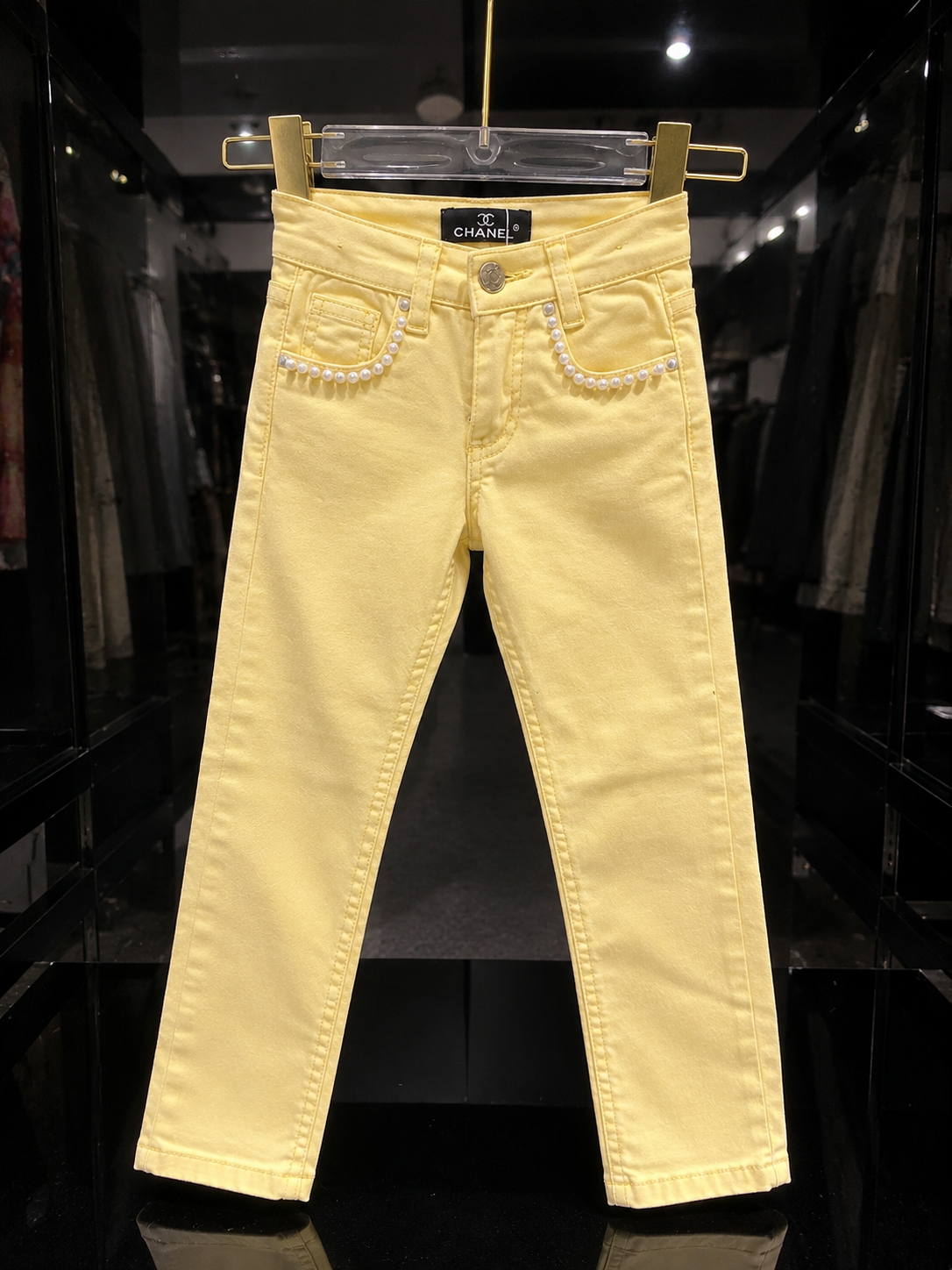 Jeans chanel yellow