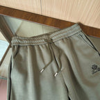 Loro Piana - Sage Green Contrast-Pipe Half-Zip Tracksuit Set