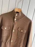 Loro Piana - Cashmere Knit Field Jacket - Warm Brown