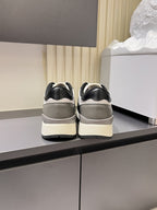 Zegna - Mixed-Media Suede and Mesh Retro Runner Sneakers