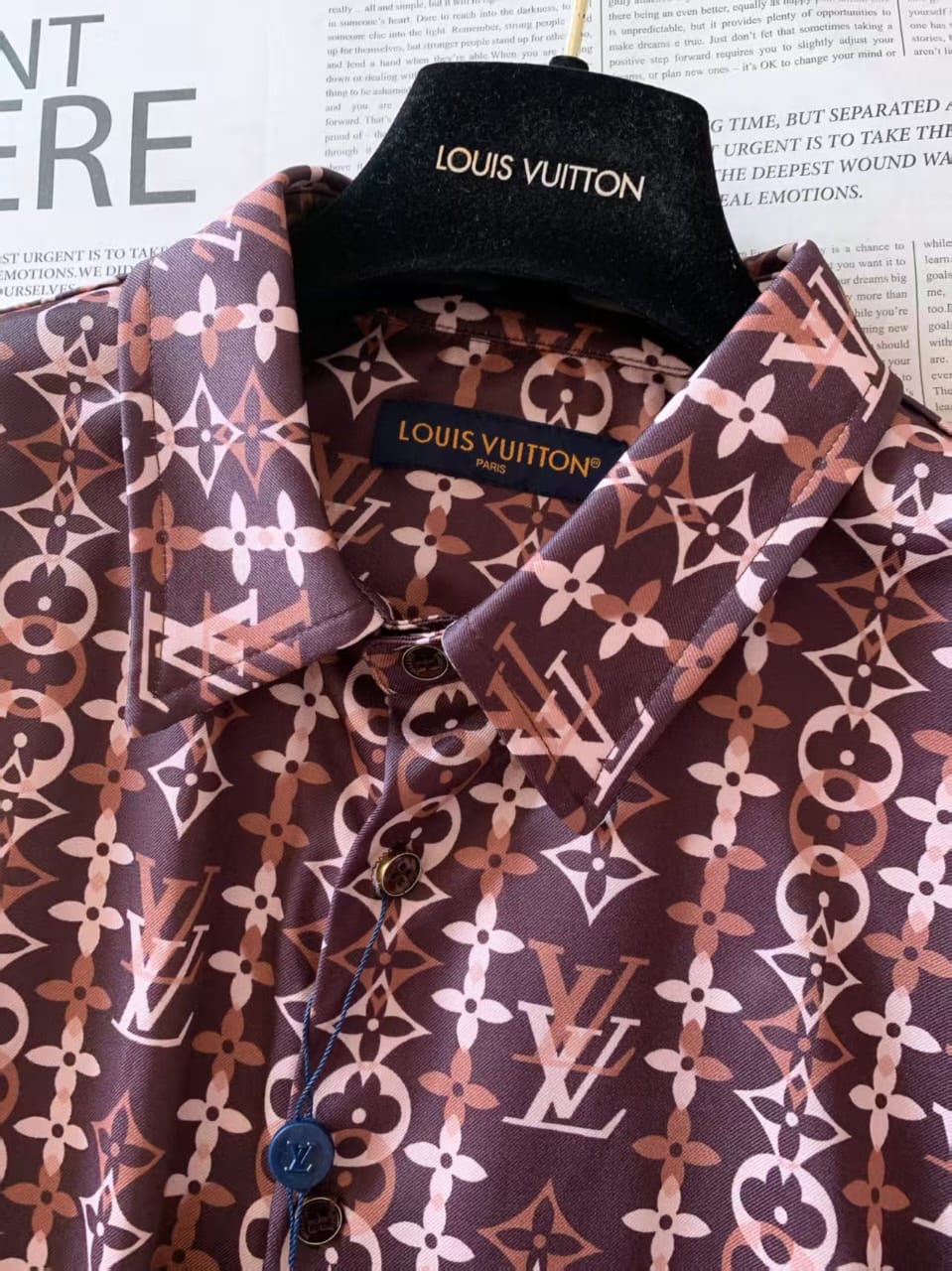 Louis Vuitton - Monogram Chain-Link Button-Up Shirt