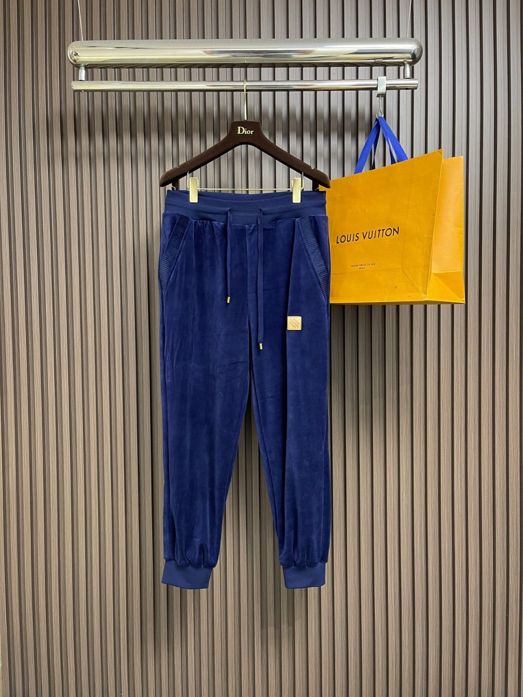 Louis Vuitton - Chic Velvet Tracksuit