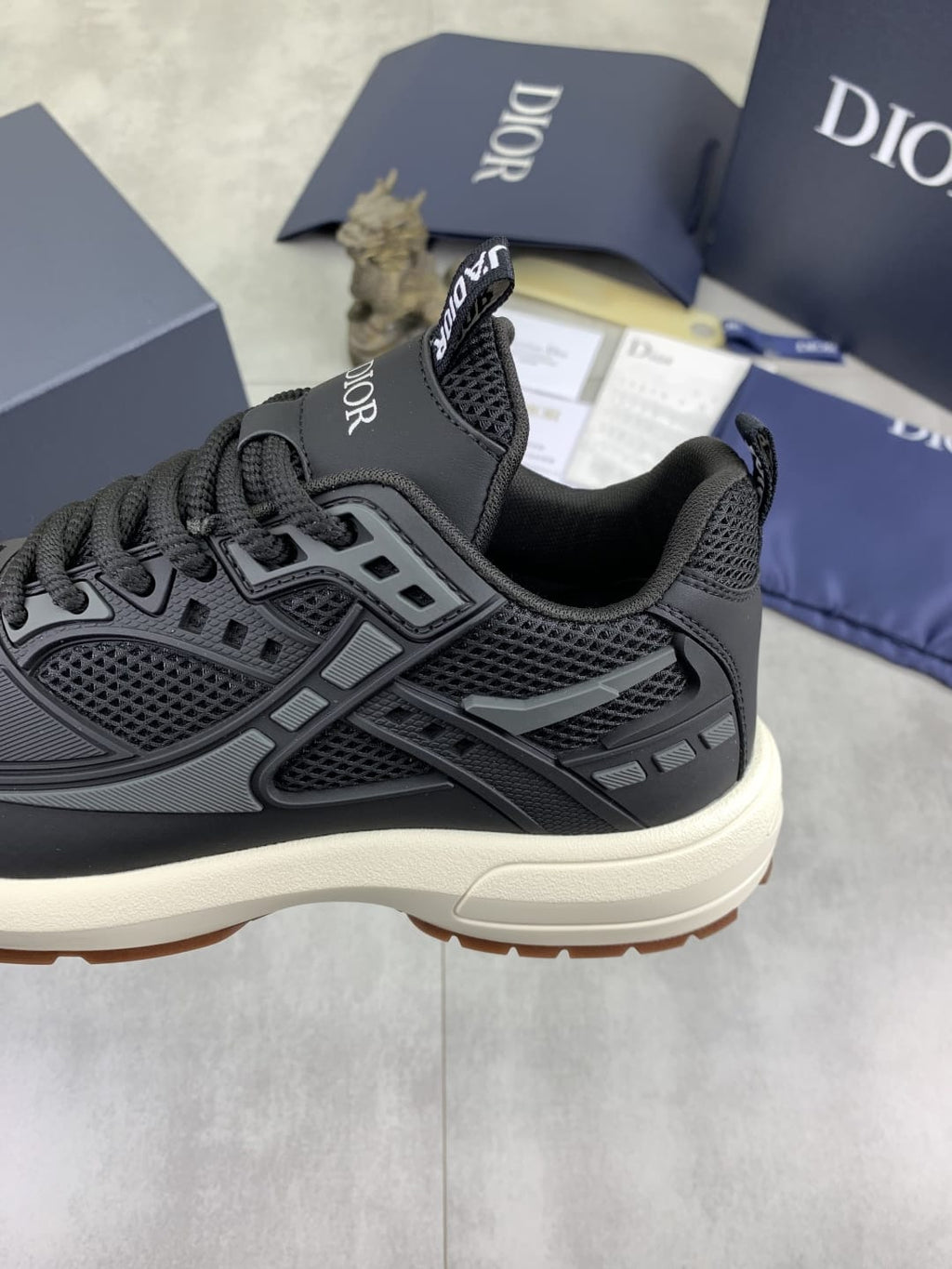 Dior B22 Technical Mesh & Calfskin Sneakers