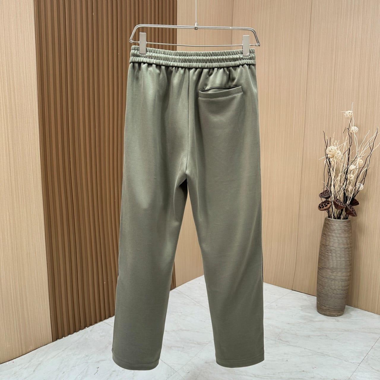 Loro Piana - Sage Green Contrast-Pipe Half-Zip Tracksuit Set