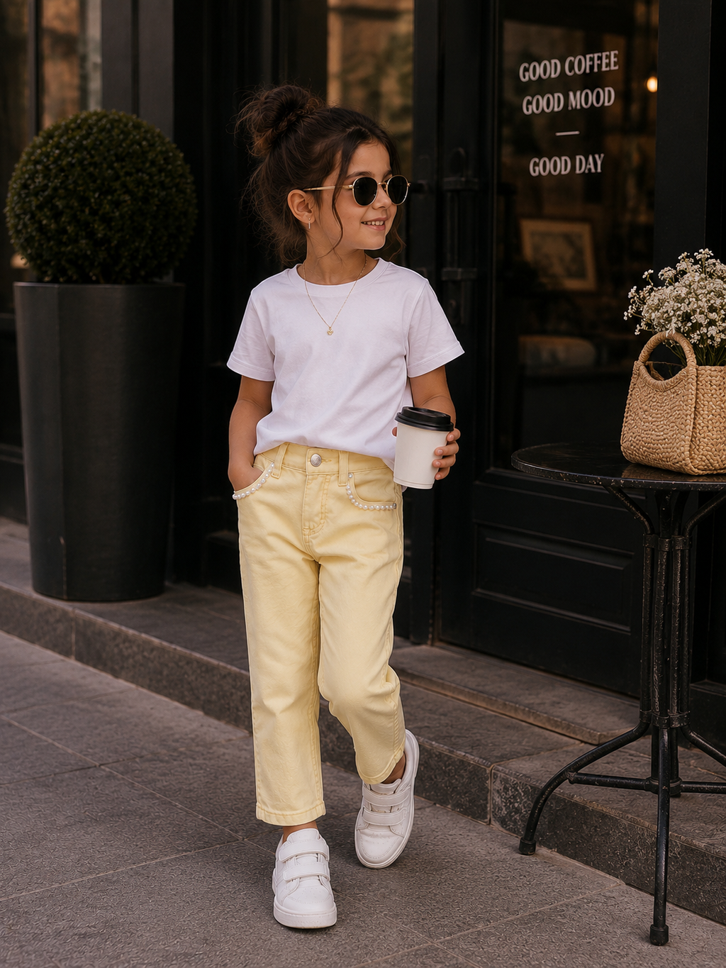Jeans chanel yellow