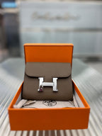 Hermes - Constance Slim Wallet - Etoupe Epsom