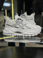 Moncler - White Chunky Sneakers with Graphic Details