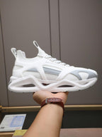 EA7 Emporio Armani Men's Infinity Cage White Sneakers