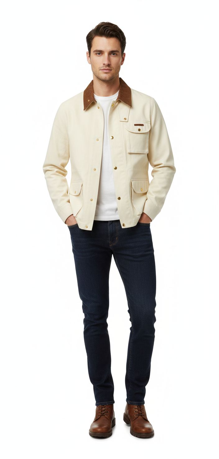 Zegna - Off-White Field Jacket