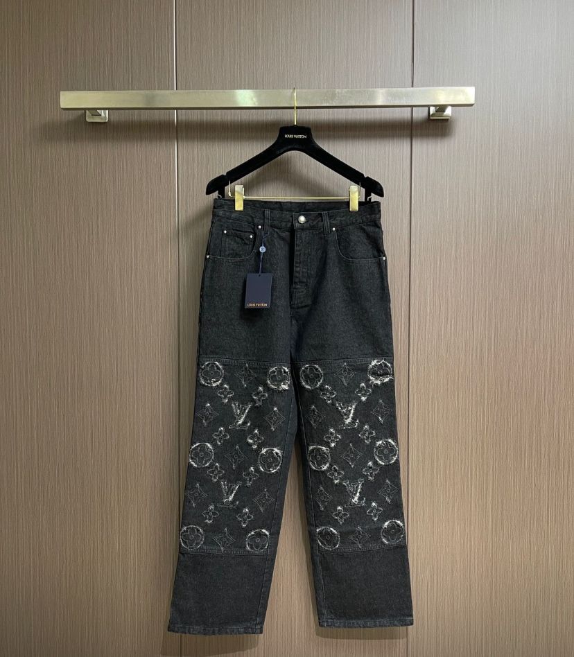 Louis Vuitton - Men's Dark Grey Denim Jeans