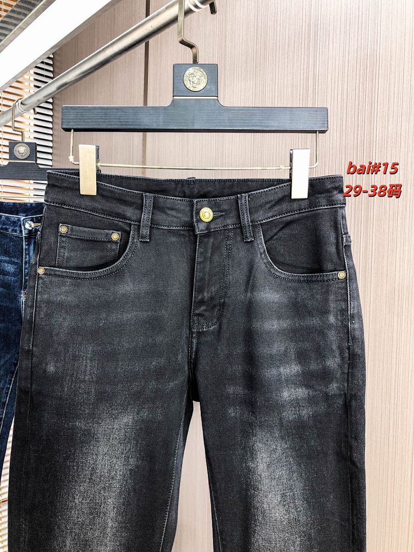 Dior Homme Black Slim-Fit Jeans with Gold Hardware