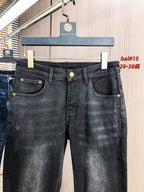 Dior Homme Black Slim-Fit Jeans with Gold Hardware