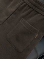 Louis Vuitton - Dark Brown Embroidered Logo Sweatpants