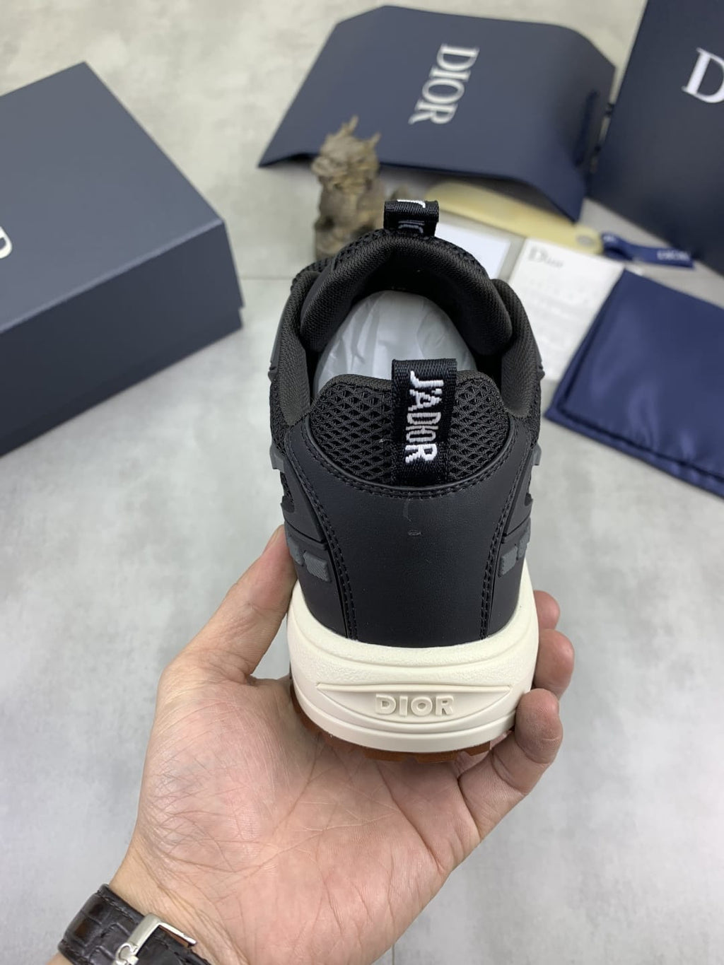 Dior B22 Technical Mesh & Calfskin Sneakers