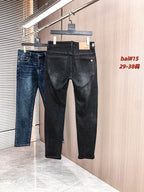 Dior Homme Black Slim-Fit Jeans with Gold Hardware