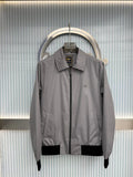 Zilli Grey Lightweight Bomber Jacket: The Ultimate in Parisian Luxury
