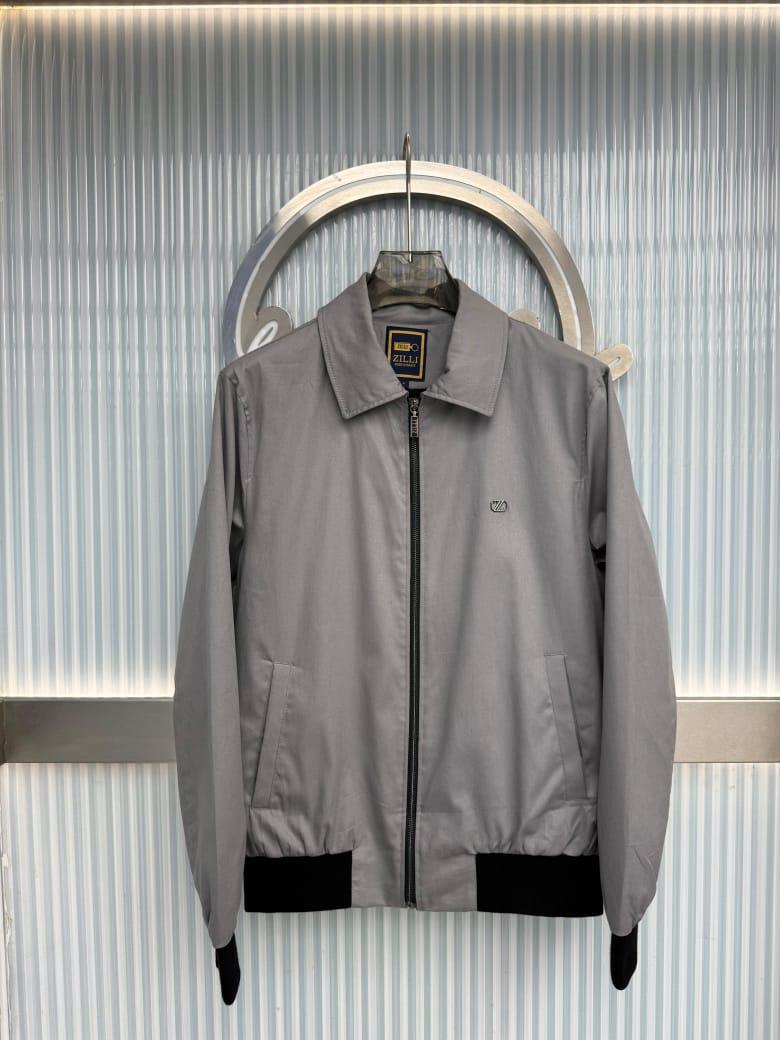 Zilli Grey Lightweight Bomber Jacket: The Ultimate in Parisian Luxury