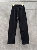 Moncler - Black Patch Sweatpants - Straight Leg Fit