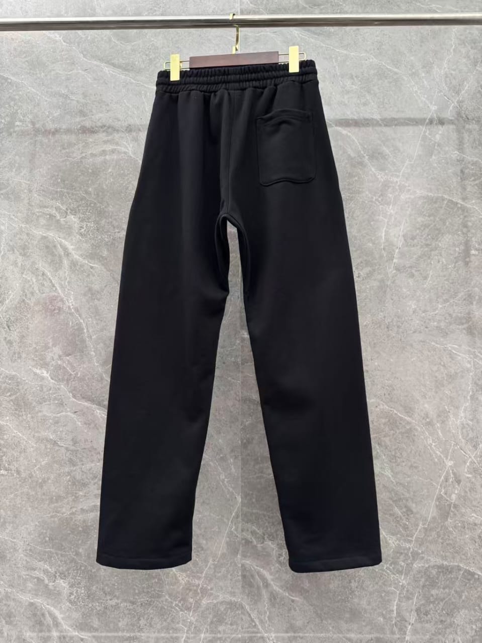 Moncler - Black Patch Sweatpants - Straight Leg Fit