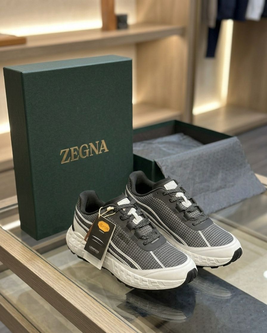 Zegna - Performance Sneakers with Vibram Sole