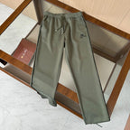 Loro Piana - Sage Green Contrast-Pipe Half-Zip Tracksuit Set